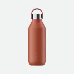 Καλύτερη πώληση 😉 Chilly's Series 2 Μπουκάλι Θερμός 500ml Maple Red 🌟