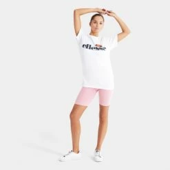 Best Pirce 💯 T-shirts | Μπλούζα κοντό μανίκι Ellesse Albany Γυναικείο T-Shirt White 🥰 -Φτηνός Ellesse Κατάστημα ellesse albany tee 3