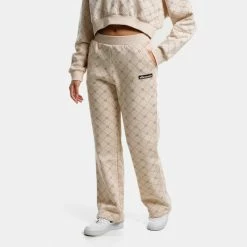 Best Pirce 🌟 Φόρμες Ellesse Argelia Γυναικείο Παντελόνι Φόρμας BEIGE 🤩