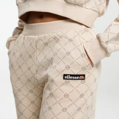 Best Pirce 🌟 Φόρμες Ellesse Argelia Γυναικείο Παντελόνι Φόρμας BEIGE 🤩 -Φτηνός Ellesse Κατάστημα ellesse argelia jog pant panteloni gunaikeio 6