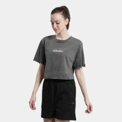 Συμφωνίες 😀 T-shirts | Μπλούζα κοντό μανίκι Ellesse Celesi Γυναικείο T-Shirt Black 😍
