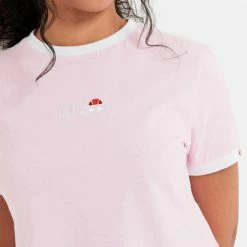 Νέος ❤️ T-shirts | Μπλούζα κοντό μανίκι Ellesse Derla Γυναικείο Crop Top LIGHT PINK 👏 -Φτηνός Ellesse Κατάστημα ellesse derla crop t shirt mplouza gunaikeio 2