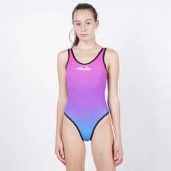 Flash Sale 🤩 Γυναικεία Μαγιό Ellesse Γυναικείο Ολόσωμο Μαγιό MULTI ✔️ -Φτηνός Ellesse Κατάστημα ellesse disp swimsuit magio gunaikeio 2