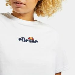 Το φθηνότερο 🎉 T-shirts | Μπλούζα κοντό μανίκι Ellesse Fireball Γυναικείο Crop Top White 😉 -Φτηνός Ellesse Κατάστημα ellesse fireball tee 2