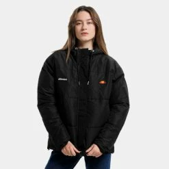 Flash Sale ⭐ Μπουφάν Ellesse Pejo Padded Γυναικείο Μπουφάν BLACK ⌛
