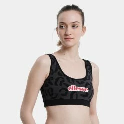 Flash Sale 👍 Μπουστάκια | Αθλητικά Σουτιέν Ellesse Sezwi Γυναικείο Αθλητικό Μπουστάκι Black 🎉 -Φτηνός Ellesse Κατάστημα ellesse sezwin bra top mpoustaki gunaikeio 2