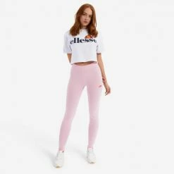 Flash Sale ⭐ Κολάν Ellesse Solos 2 Γυναικείο Κολάν LIGHT PINK 🔔 -Φτηνός Ellesse Κατάστημα ellesse solos 2 legging kolan gunaikeio 3