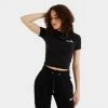 Νέος 🎉 T-shirts | Μπλούζα κοντό μανίκι Ellesse Vikins Γυναικείο Crop Top Black 🛒 -Φτηνός Ellesse Κατάστημα ellesse vikins crop t shirt mplouza gunaikeio 4